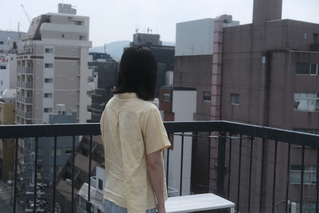 みわさん　後ろ姿